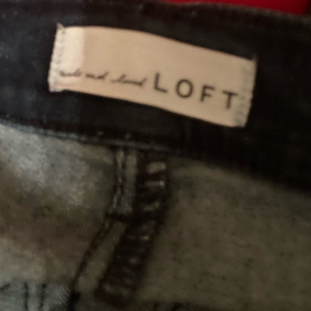 Loft Legging‎ Women's size 4 Denim jeans Stretch Dark Wash - Picture 9 of 10